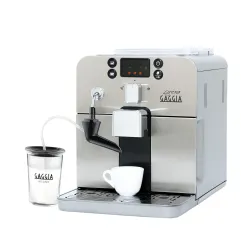 Gaggia Brera Cappuccino Espresso Machine in Silver